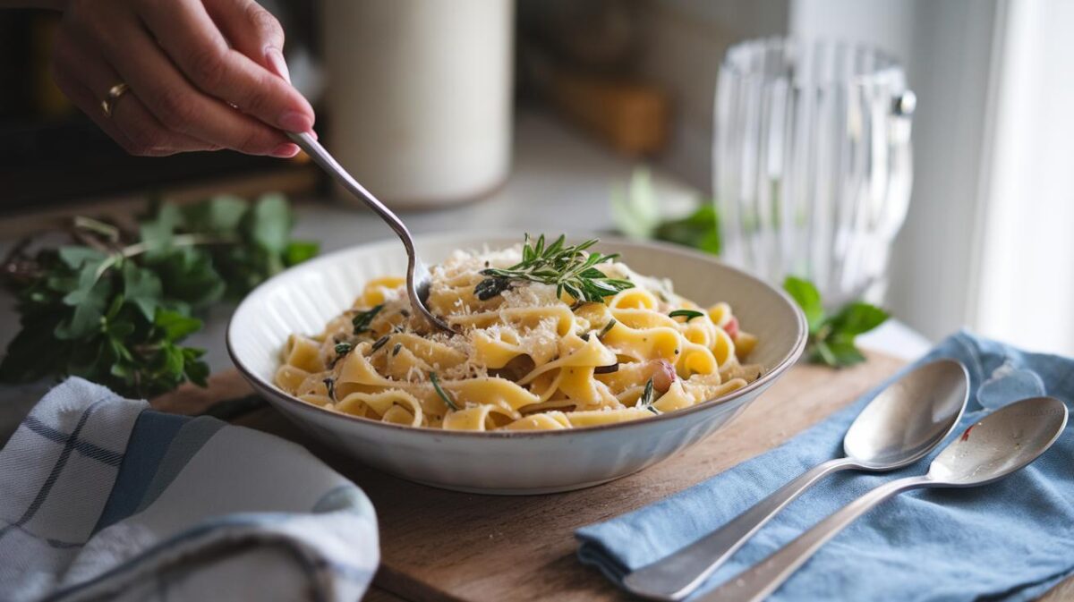 Redécouvrez les pâtes à la carbonara : secrets d'une diététicienne pour une version allégée qui ravira vos papilles