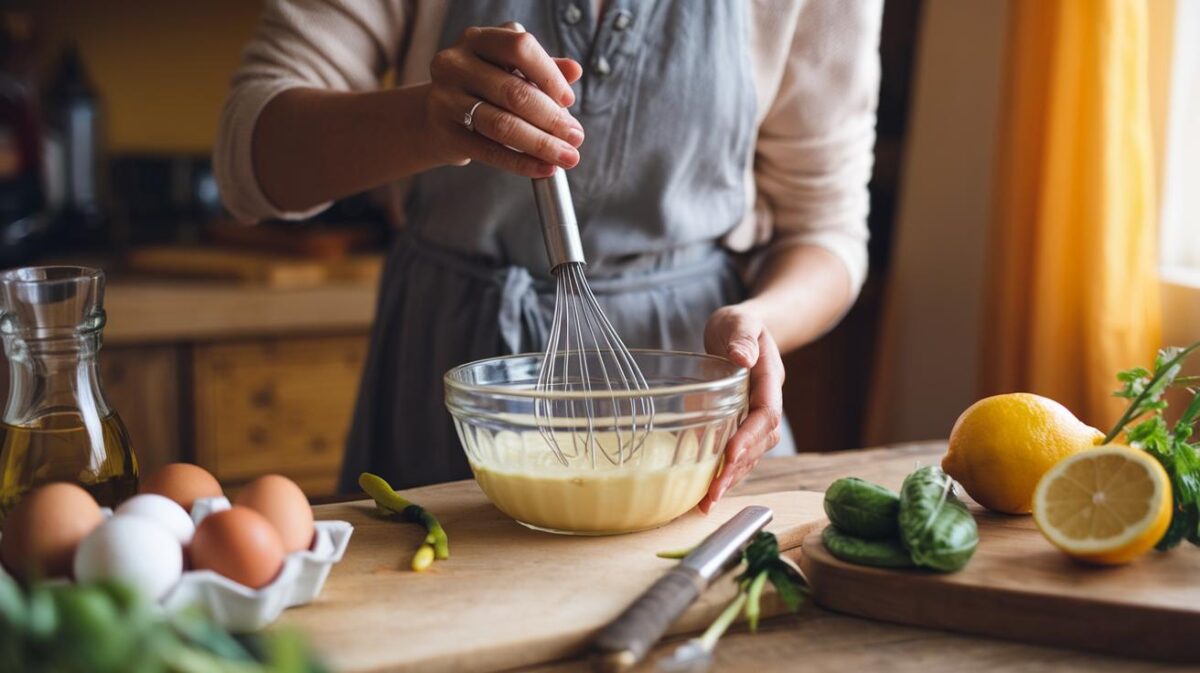 révélez le chef qui sommeille en vous avec les secrets de la mayonnaise maison, parfaite à chaque tentative