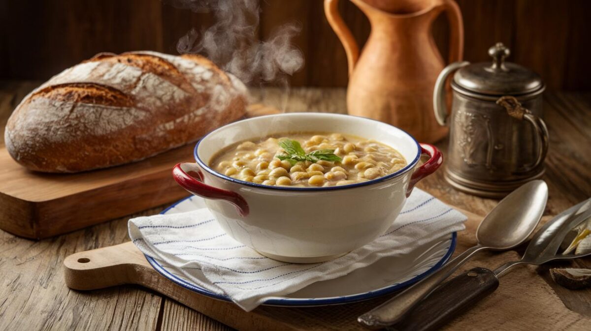 Soupe de pois cassés à la française de tous les records, le summum de la cuisine réconfortante