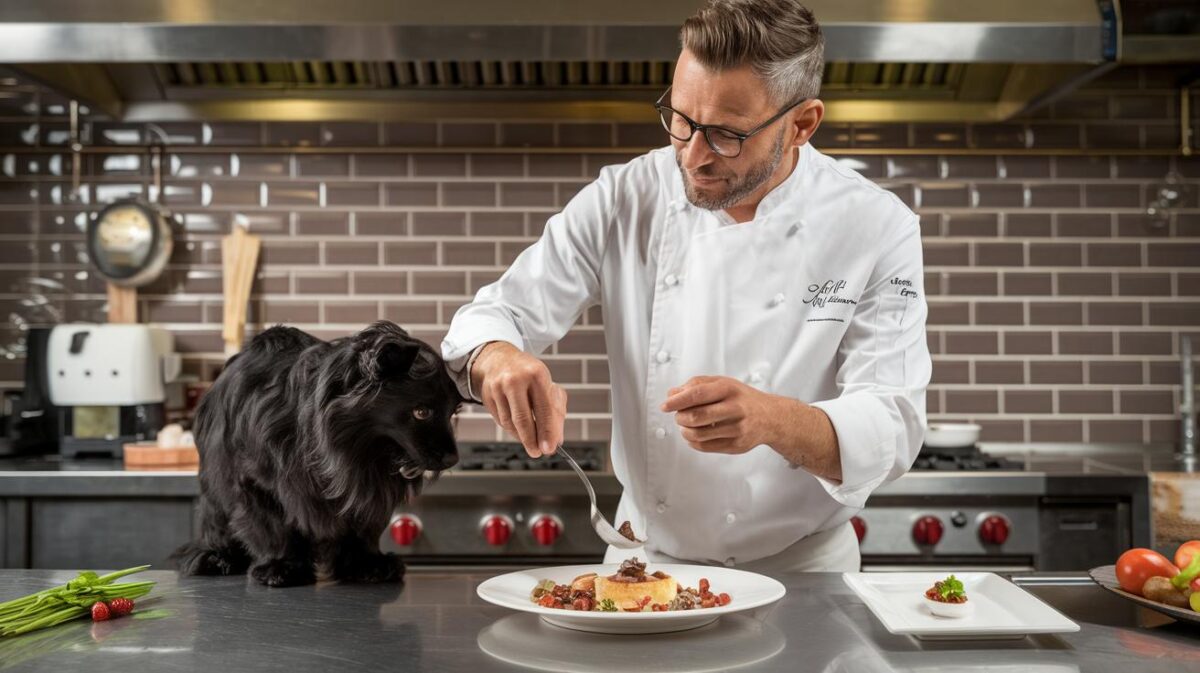 Thierry Marx réinvente la gastronomie pour chiens et chats avec des recettes uniques à saupoudrer