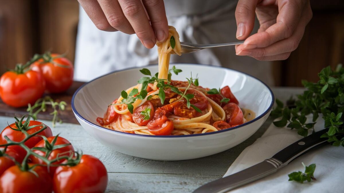 Transformez vos pâtes à la tomate en un plat de chef avec cette recette incontournable