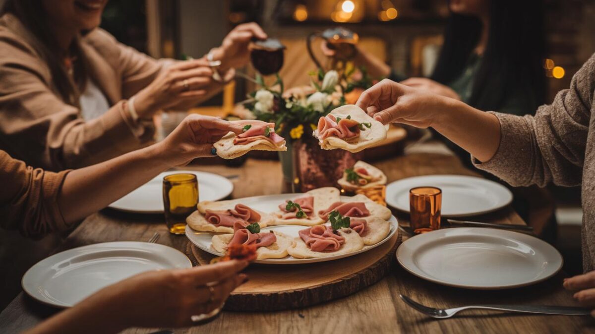 Transformez votre apéritif en un moment inoubliable avec ces mini-cheese naans au jambon et à la crème