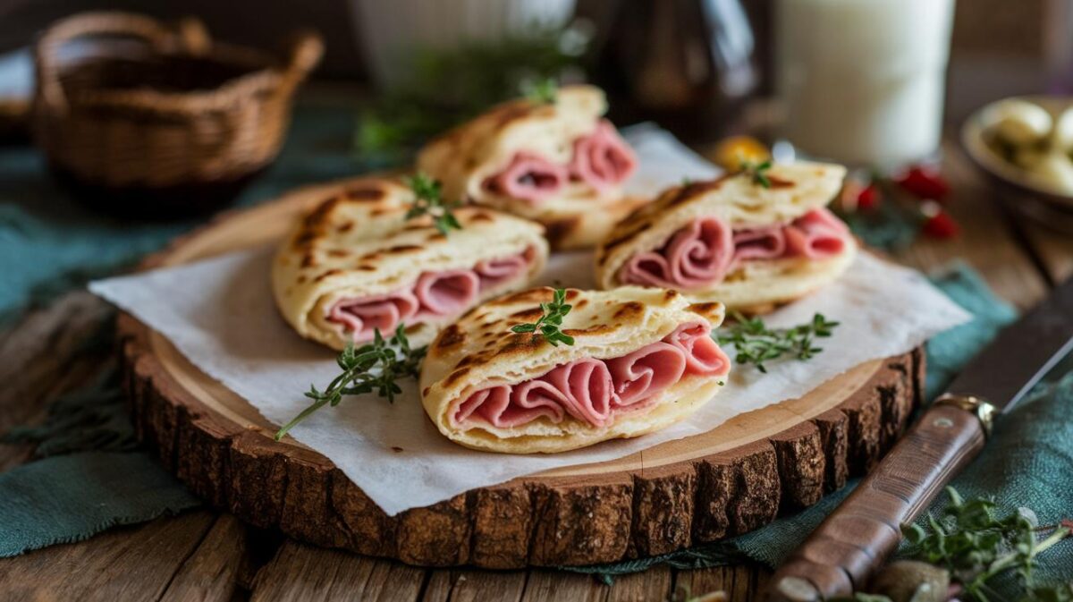 Transformez votre apéritif en une expérience culinaire avec des mini-cheese naans au jambon et à la crème