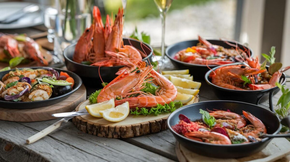 Transformez votre barbecue en fête des saveurs avec nos recettes uniques de crevettes et gambas