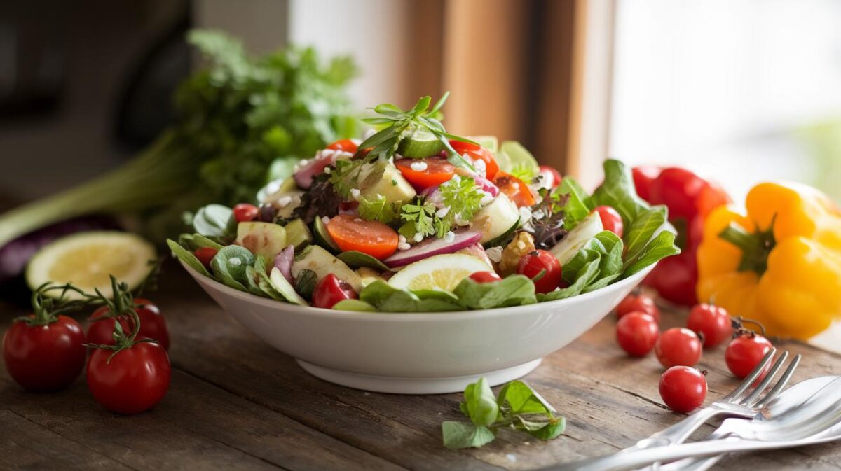 Transformez votre dîner de ce mardi avec une salade maison colorée et savoureuse, prête en 10 minutes