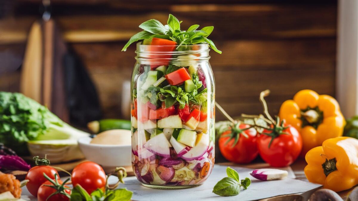 Transformez votre pause déjeuner : découvrez la salade jar, une explosion de saveurs et de bienfaits