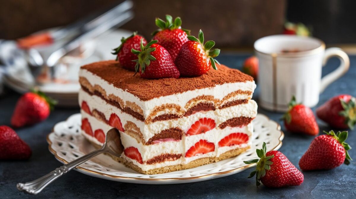 Transformez votre week-end de l’Ascension avec un tiramisu aux fraises express qui épatera vos invités