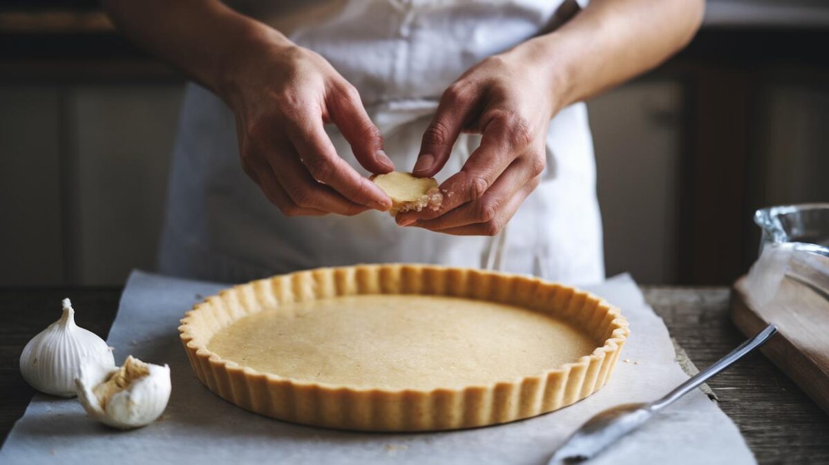 Vous n'avez que 10 minutes? Découvrez comment créer une pâte à tarte maison avec seulement deux ingrédients!