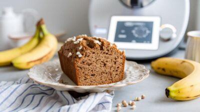 Vous rêvez d'un goûter léger et gourmand ? Essayez ce banana bread au thermomix, un délice sain qui ravira vos papilles