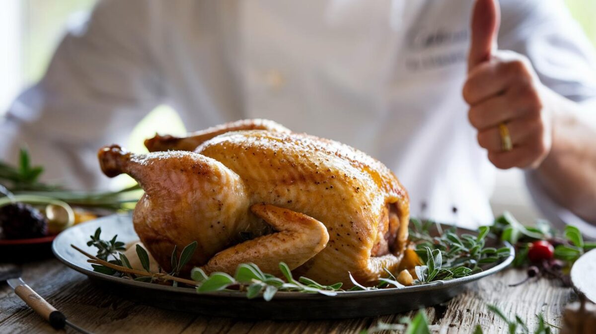 vous rêvez d'un poulet rôti juteux et savoureux ? découvrez le secret de Cyril Lignac pour y parvenir